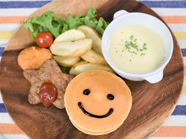 お子様パンケーキプレート